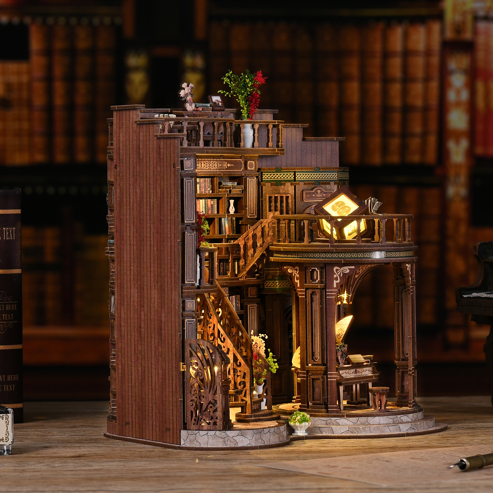 Cool Vintage Library Miniature - Home Office Bookshelves recensie en prijs