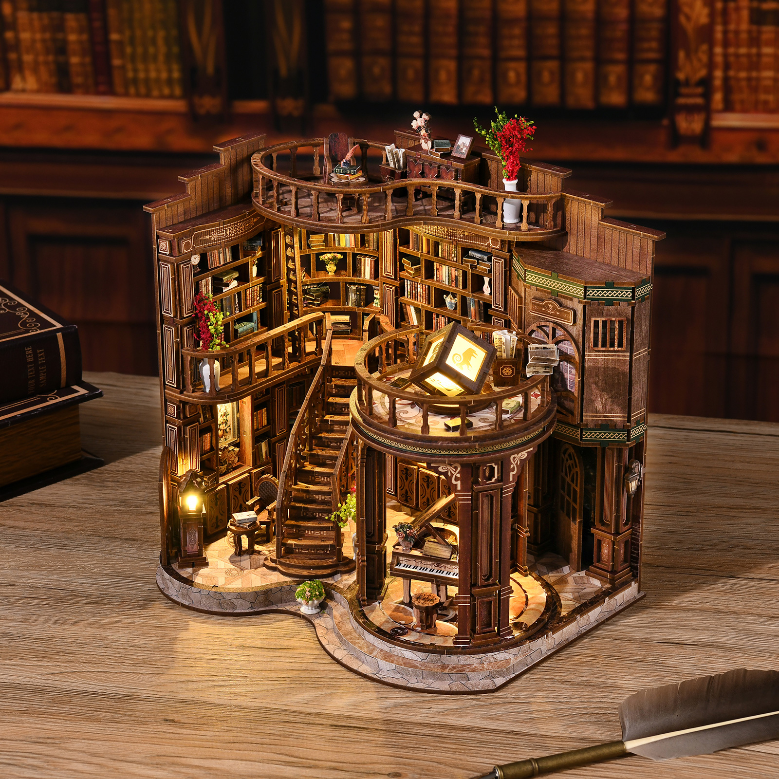 Cool Vintage Library Miniature - Home Office Bookshelves recensie en prijs