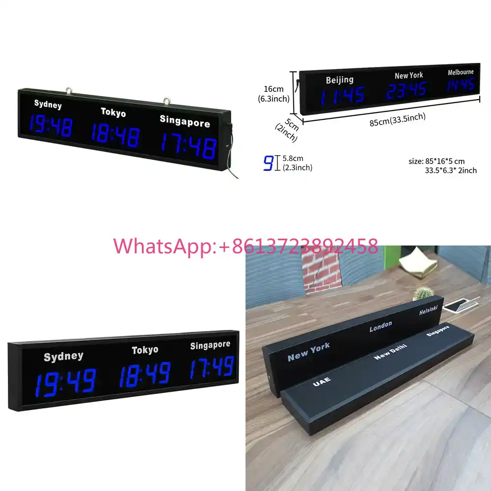 CP034 Digital World Wall Clock - Home Office Updates recensie en prijs