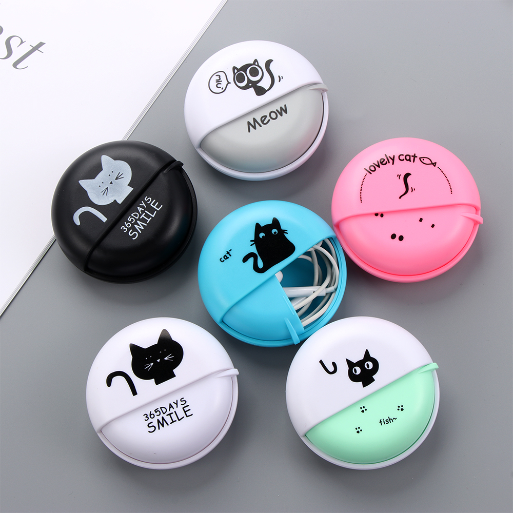 1pcs Headphone Cable Box Round - Home Office Headset recensie en prijs