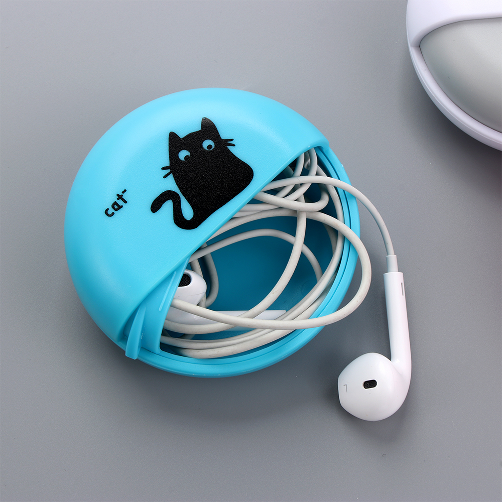 1pcs Headphone Cable Box Round - Home Office Headset recensie en prijs