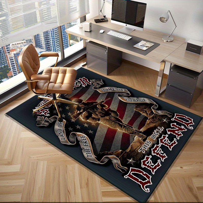 American Soldier Patriotic Rug - Home Office Design Ideas recensie en prijs