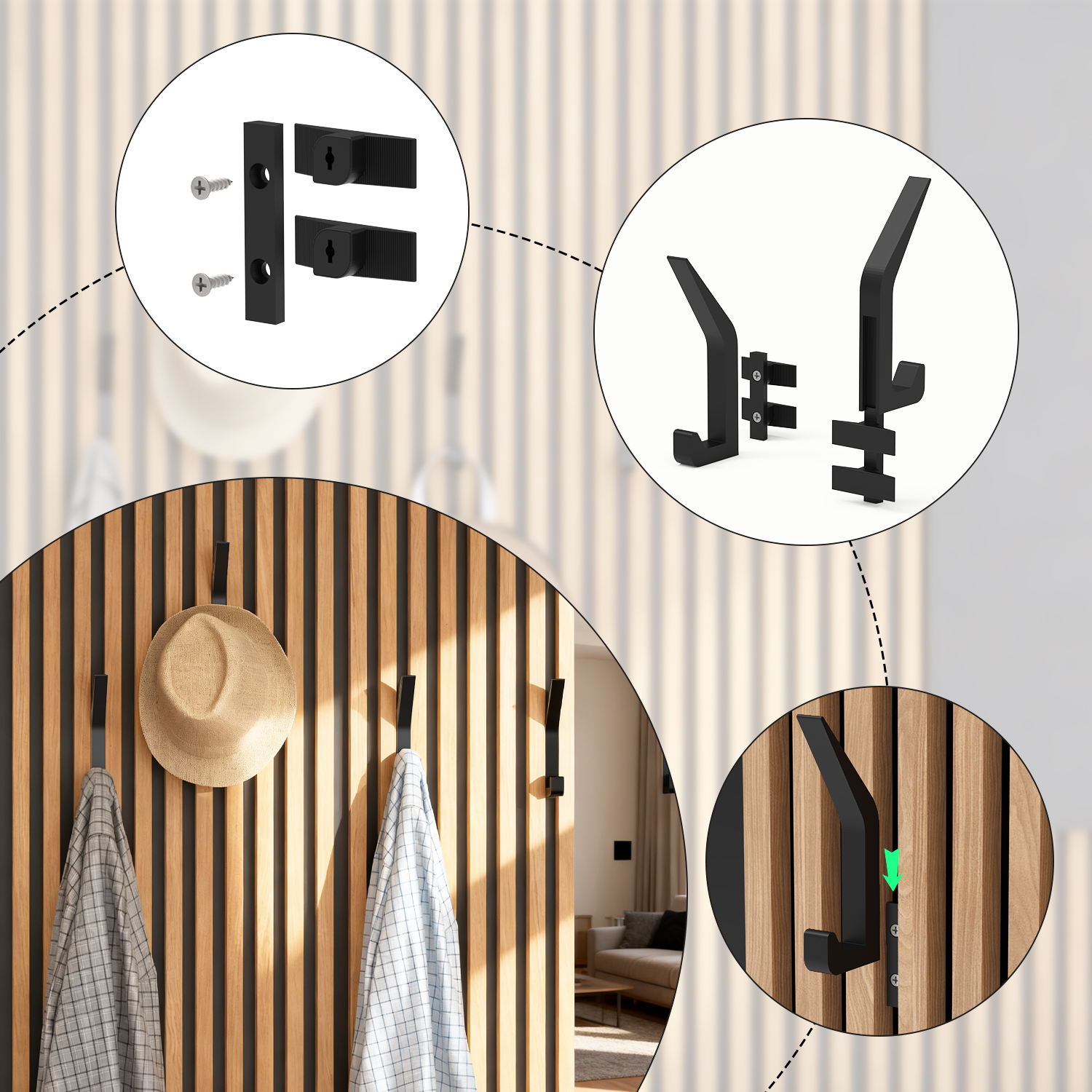 4 Soundproof Panel Hooks - Dri - Home Office Studio recensie en prijs