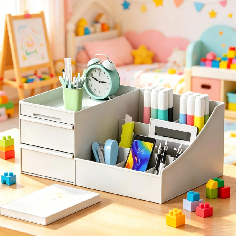 Small White Drawer Style Plast - Home Office Desk With Drawers recensie en prijs