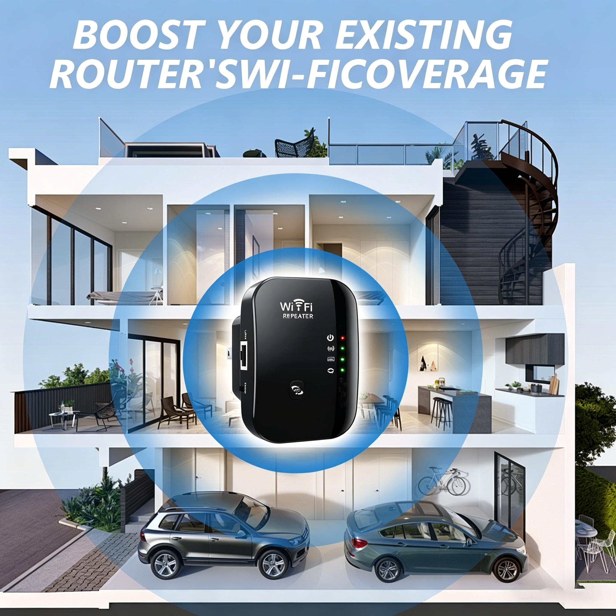 Wireless 300M 2.4GHz WiFi Rang - Home Office Equipment recensie en prijs