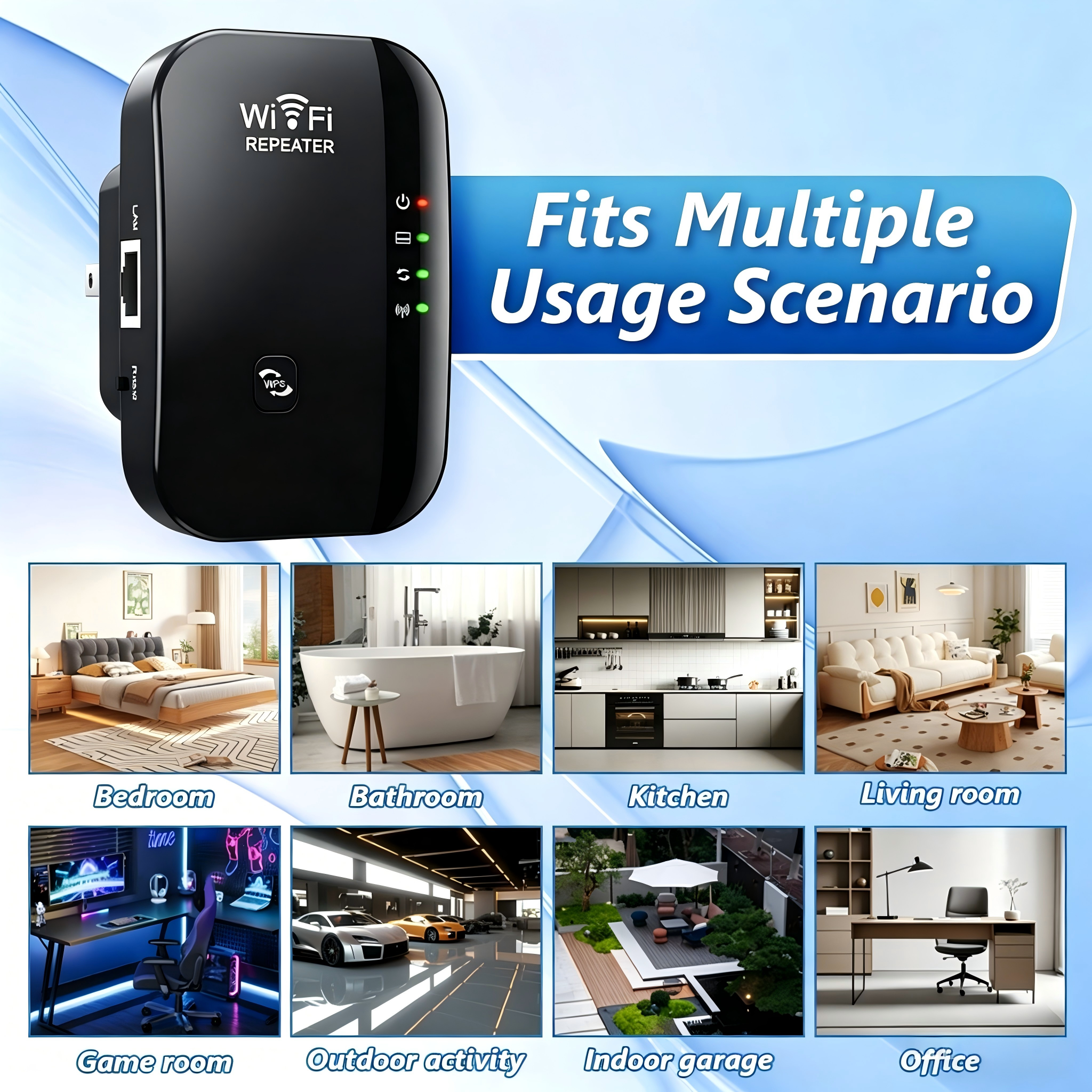 Wireless 300M 2.4GHz WiFi Rang - Home Office Equipment recensie en prijs