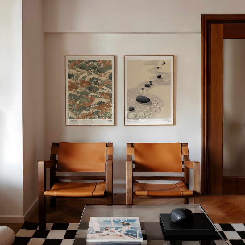 2pcs Japandi Zen Canvas Wall A - Home Office Japandi recensie en prijs