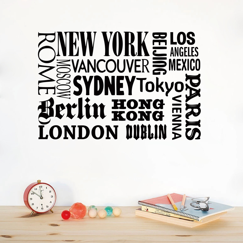New York London Paris Quote wa - Home Office York recensie en prijs