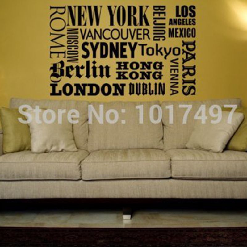 New York London Paris Quote wa - Home Office York recensie en prijs