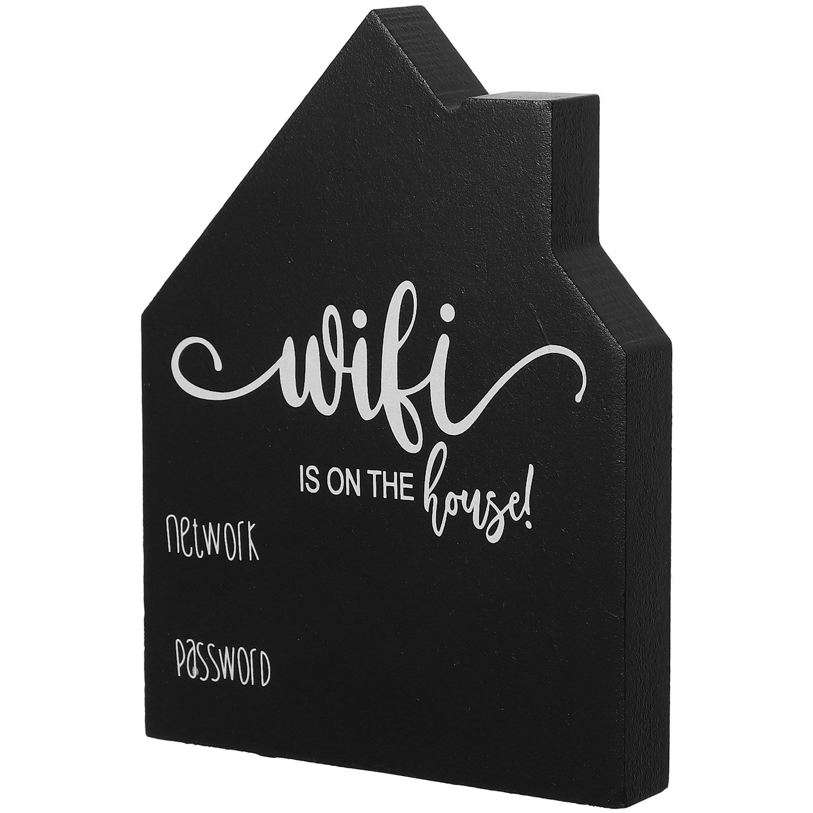 WiFi Password Sign Wooden Hous - Home Office Updates recensie en prijs
