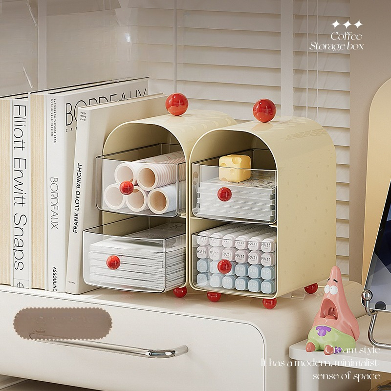 Desktop storage box multi-laye - Home Office Desk With Drawers recensie en prijs