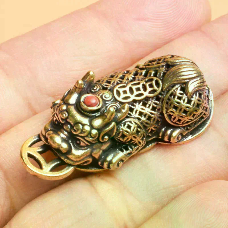 Brass Animal Pixiu Coin Charms - Home Office Freelancer recensie en prijs