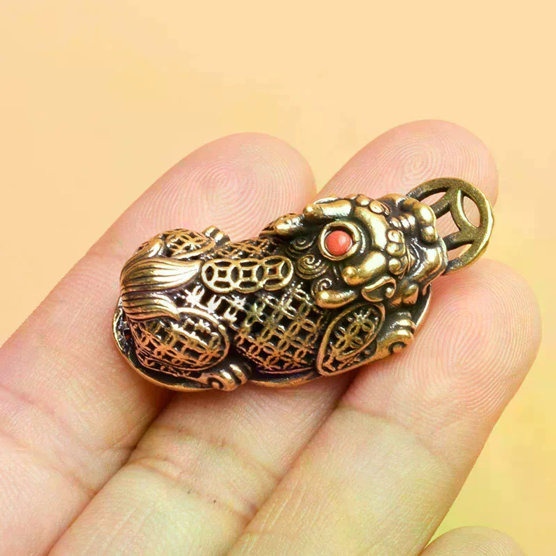 Brass Animal Pixiu Coin Charms - Home Office Freelancer recensie en prijs