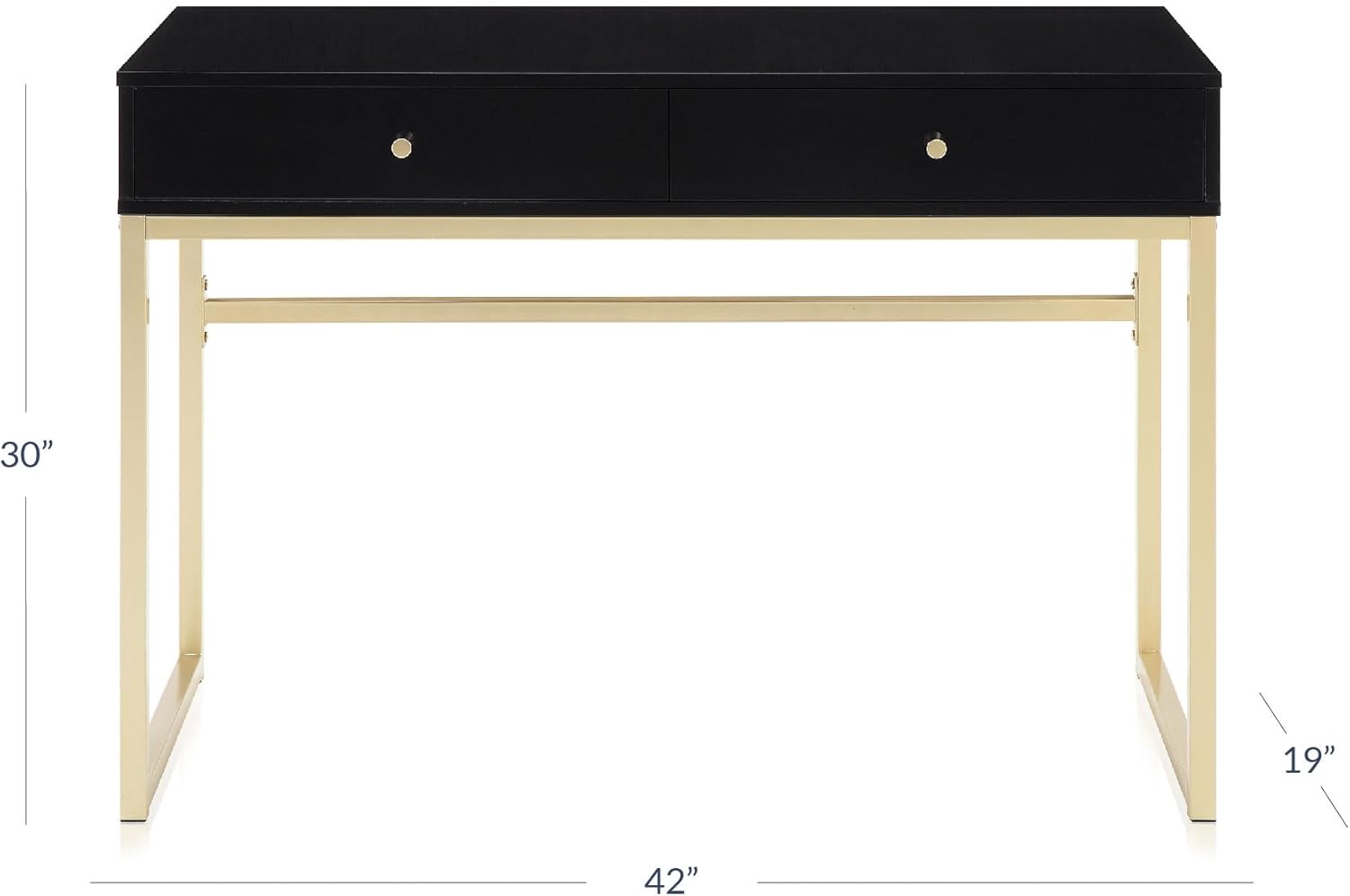 42 Inch Makeup Vanity or Home  - Home Office Desk With Drawers recensie en prijs