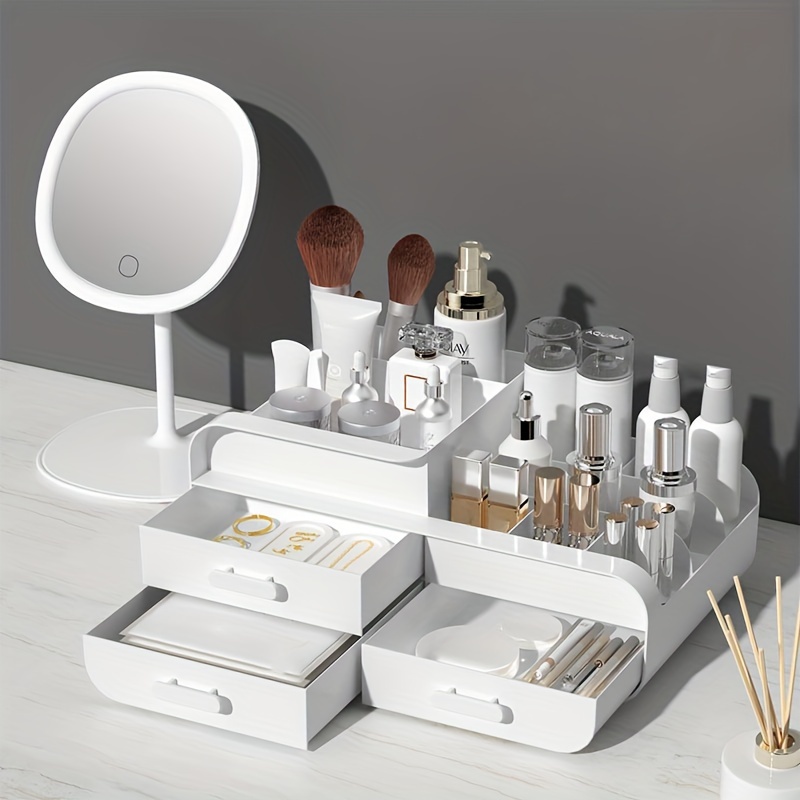 Makeup Storage Box Drawer Dorm - Home Office Desk With Drawers recensie en prijs
