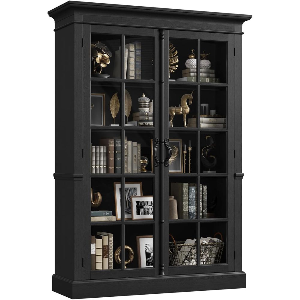 65 Tall Display Cabinet with A - Home Office Free recensie en prijs