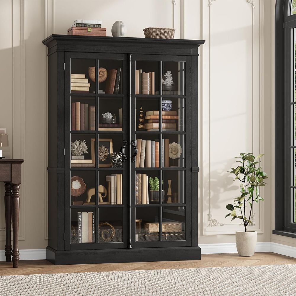 65 Tall Display Cabinet with A - Home Office Free recensie en prijs