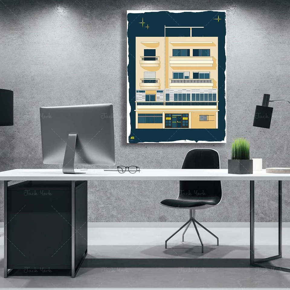 Bauhaus Tel Aviv Print Modern  - Home Office York recensie en prijs