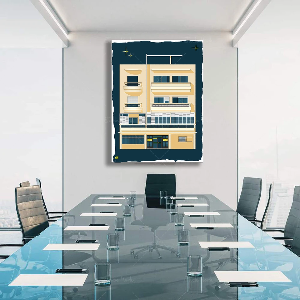 Bauhaus Tel Aviv Print Modern  - Home Office York recensie en prijs