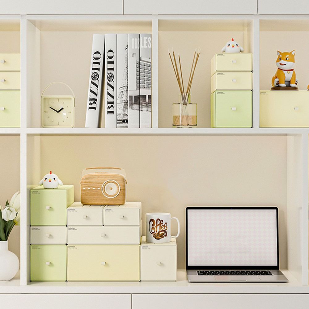 Colorful Desktop Stackable Org - Home Office Desk With Drawers recensie en prijs