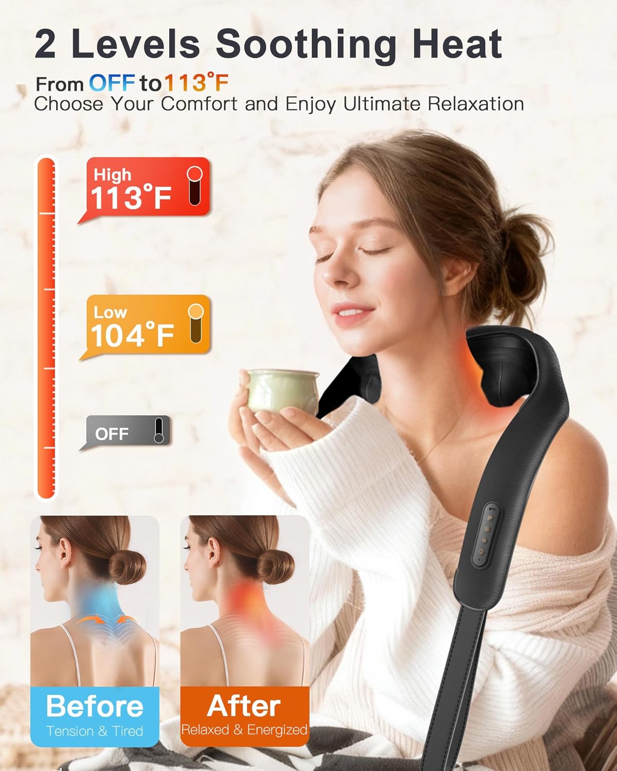 Neck Massager with Heat: Cordl - Home Office Alternative recensie en prijs
