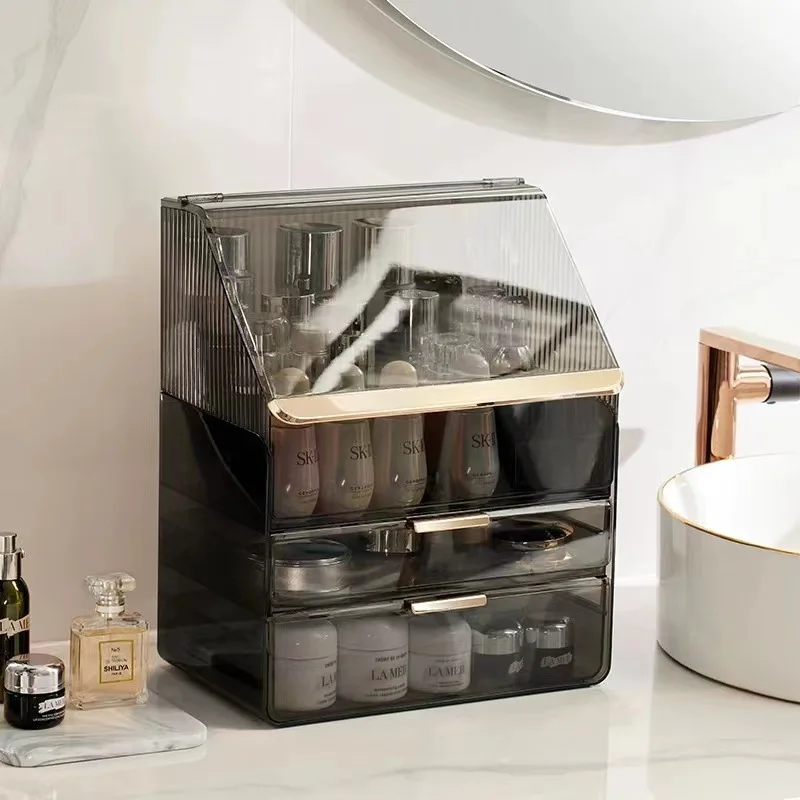Desktop Makeup Container Drawe - Home Office Desk With Drawers recensie en prijs